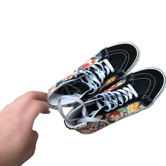 Vans X Disney Unisex Sk8-Hi Multi Princess Print Sneakers Size - Picture 16 of 16